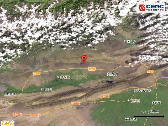 今天新疆地震最新消息-新疆今日地震最新动态