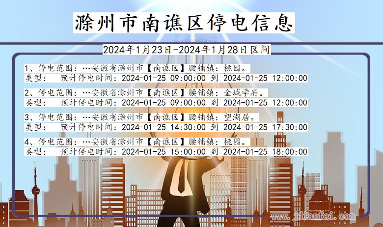 2017年南浔地区停电动态资讯